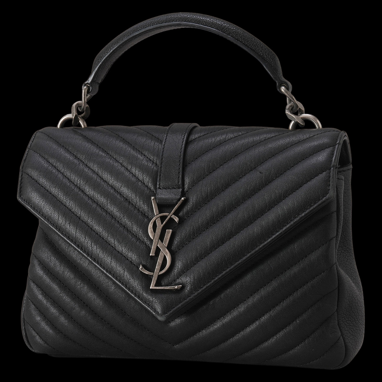 YVES SAINT LAURENT(USED)생로랑 487213 컬리지 미디움 백